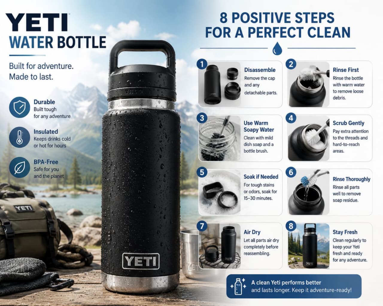 Yeti Water Bottle