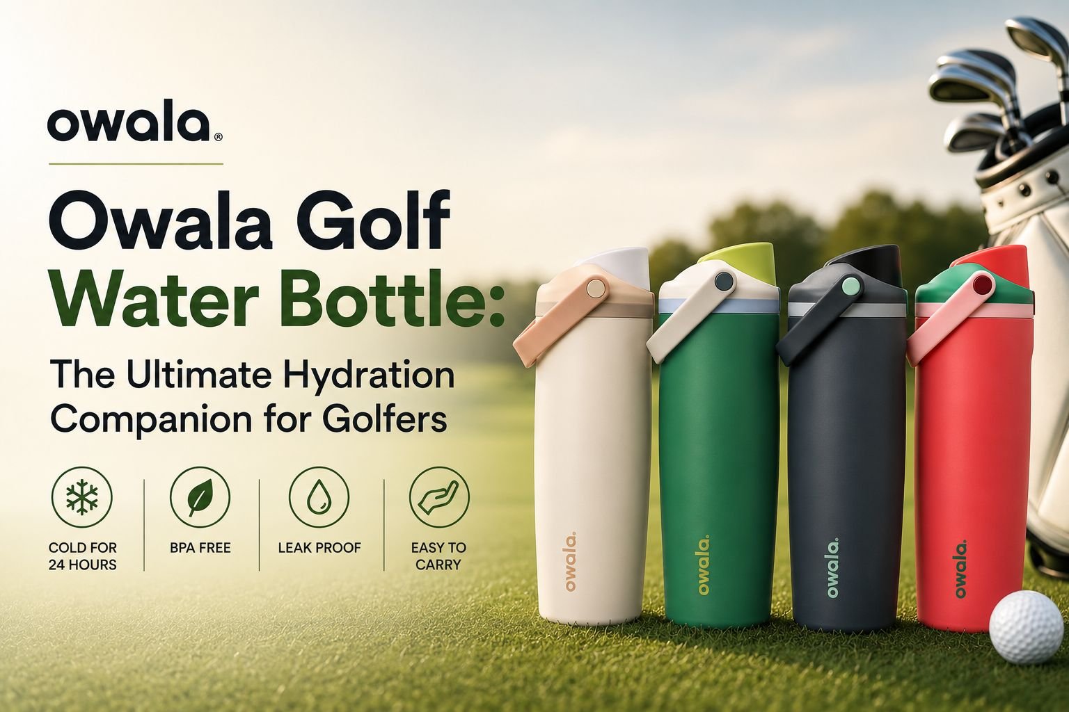 Owala Golf Water Bottle